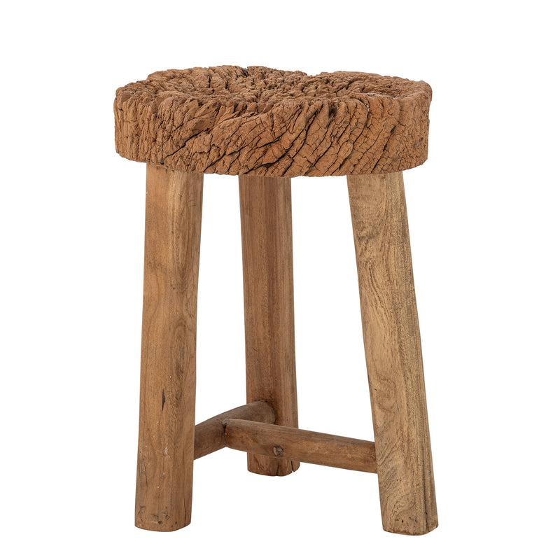 Bloomingville Delray Hocker, Natur, Ø 33 × H 46 cm