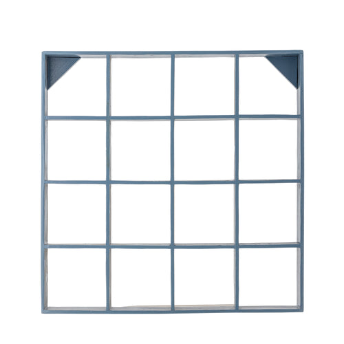 Creative Collection Bekka Wandregal, Blau, L 70 × H 70 × B 10 cm