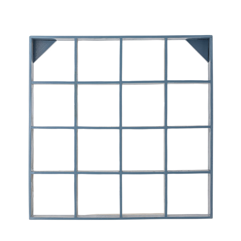 Creative Collection Bekka Wandregal, Blau, L 70 × H 70 × B 10 cm